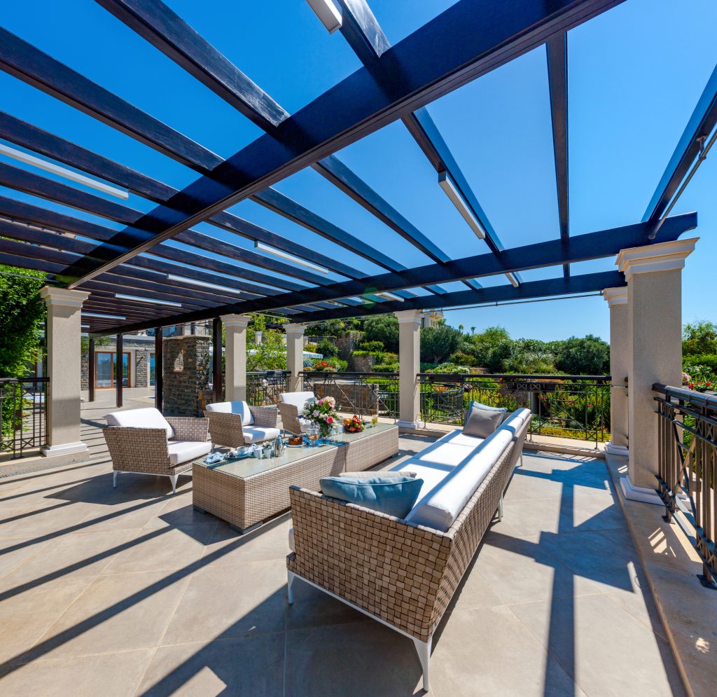 Depositphotos 375976278 l 2015 | DekTex Outdoor lounge sofa and pergoal